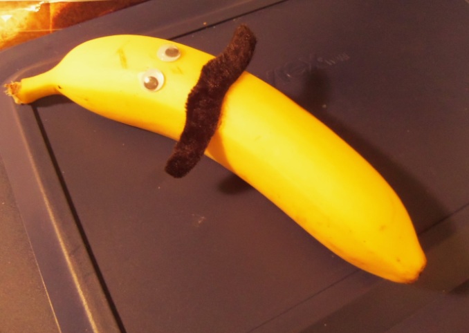 April Fool's Day Banana in Lunch